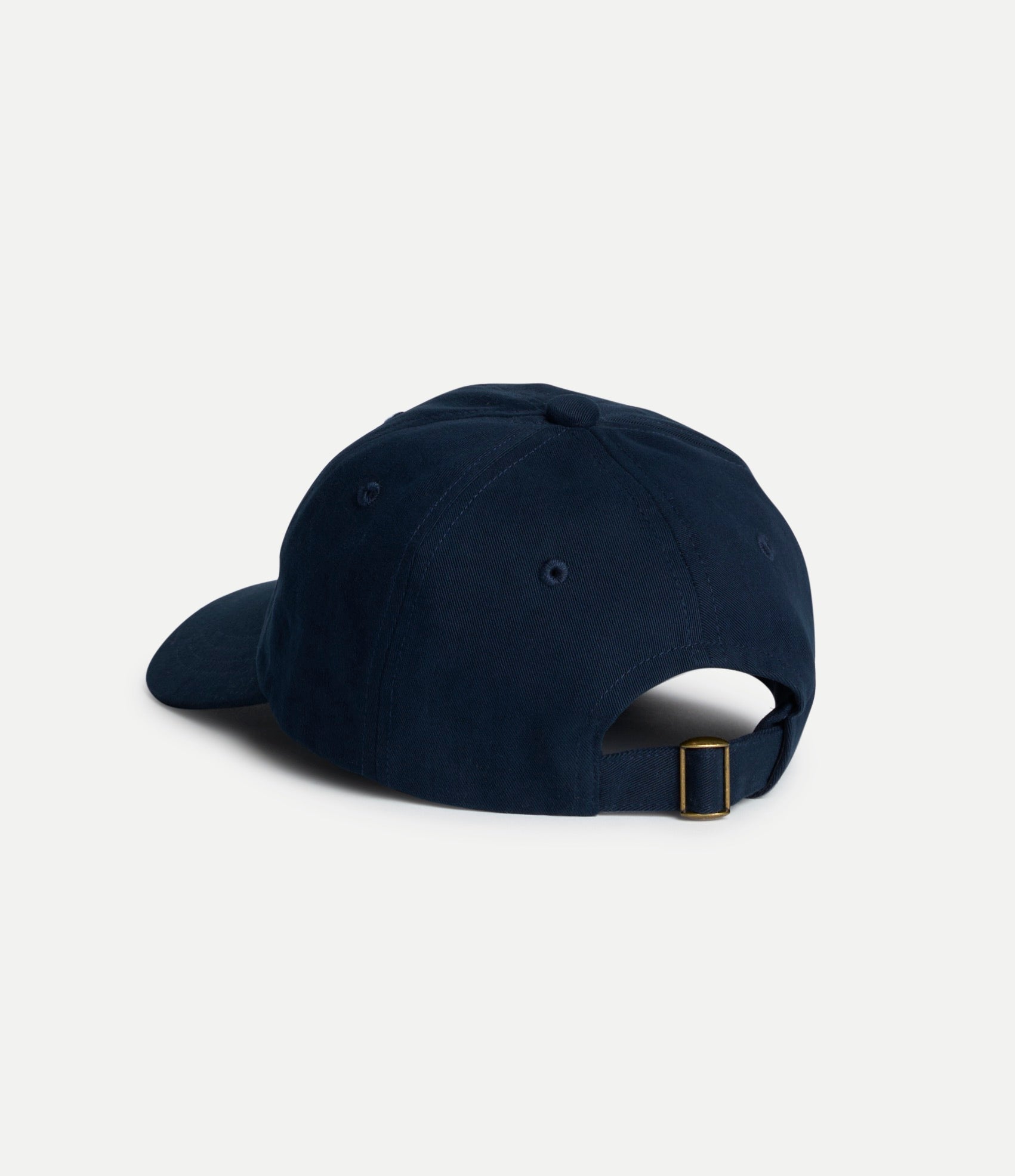 Navy blue cap on a light gray background
