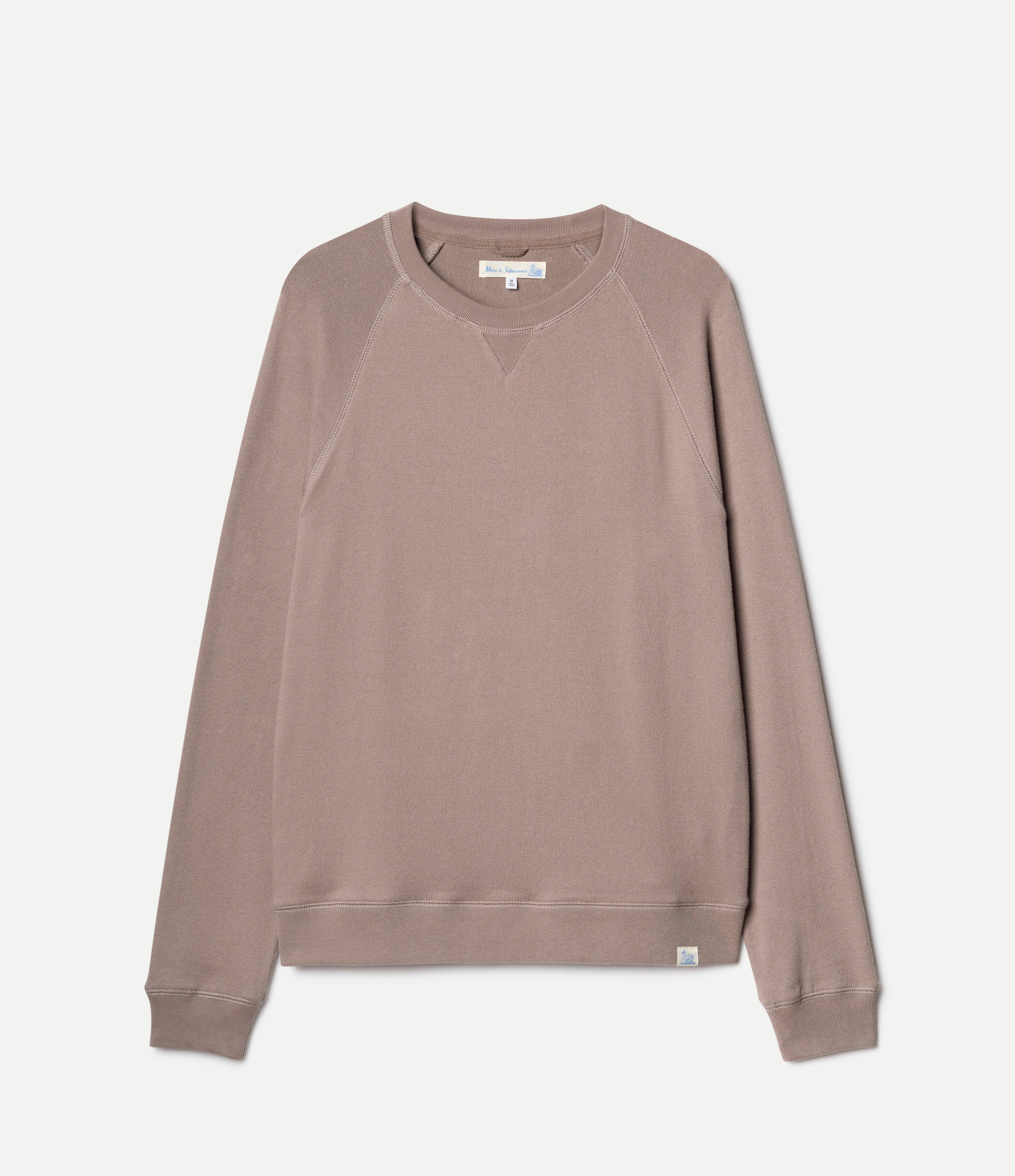 Brown sweatshirt on a light gray background