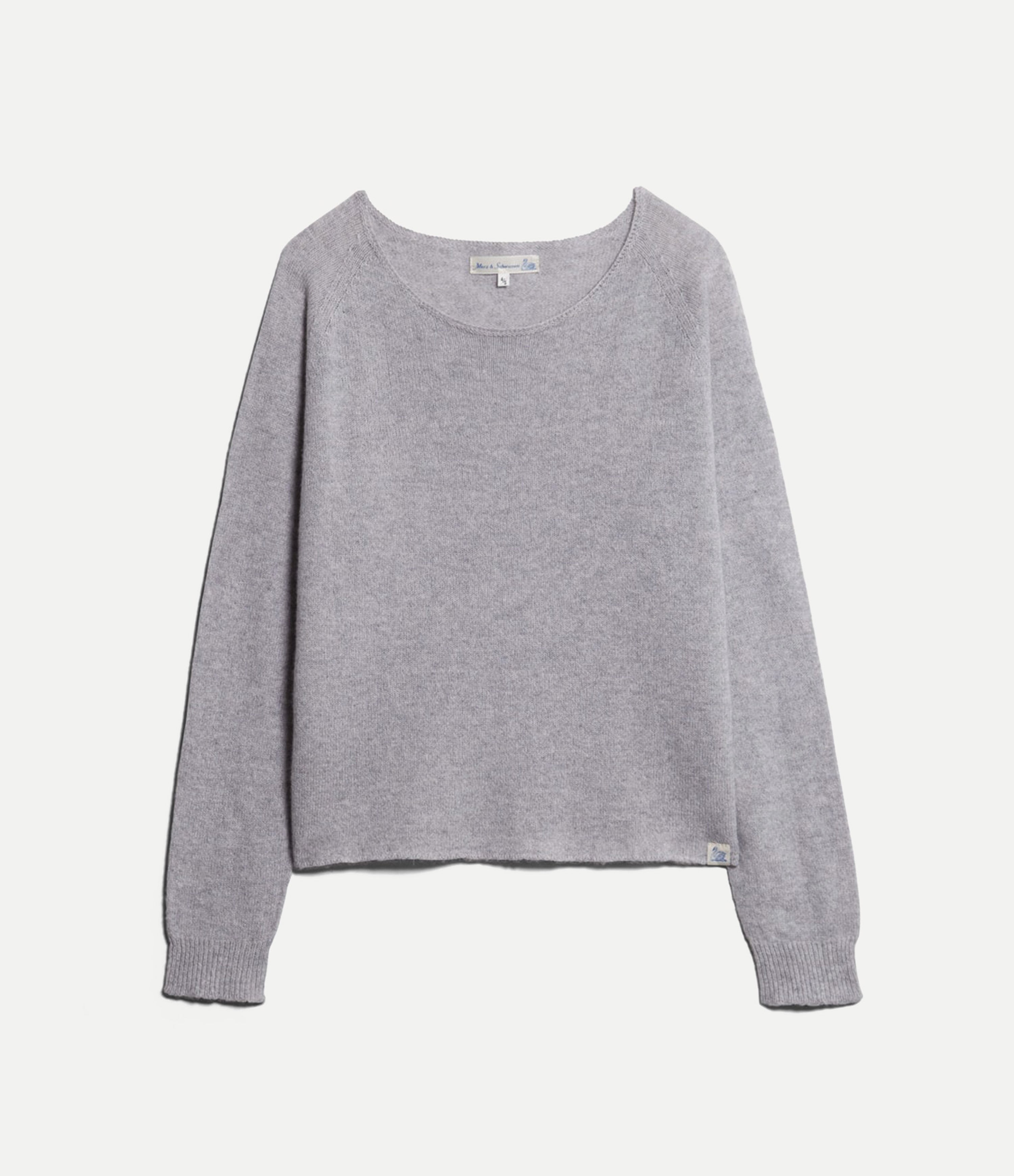 Gray sweater on a light gray background