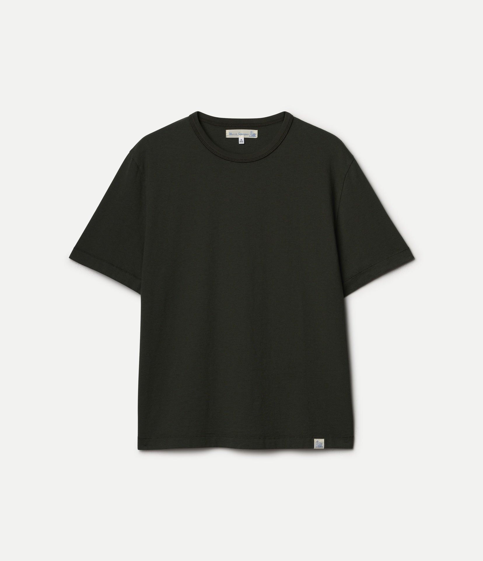 Green t-shirt on a white background