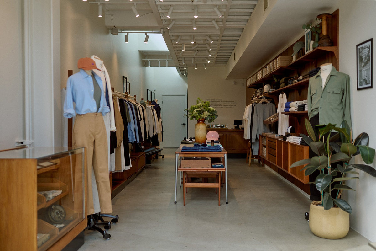 Interior of the Merz b. Schwanen store on Abbot Kinney Blvd, Venice.